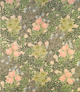 「バウアー」デザイン（テキスタイル） 作： William Morris